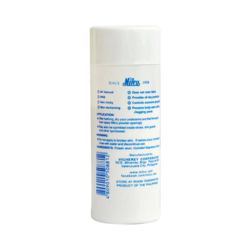 Milcu Underarm And Foot Deodorant Powder