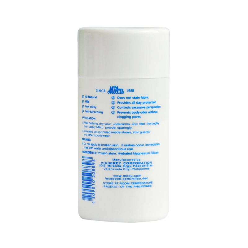 Milcu Underarm And Foot Deodorant Powder