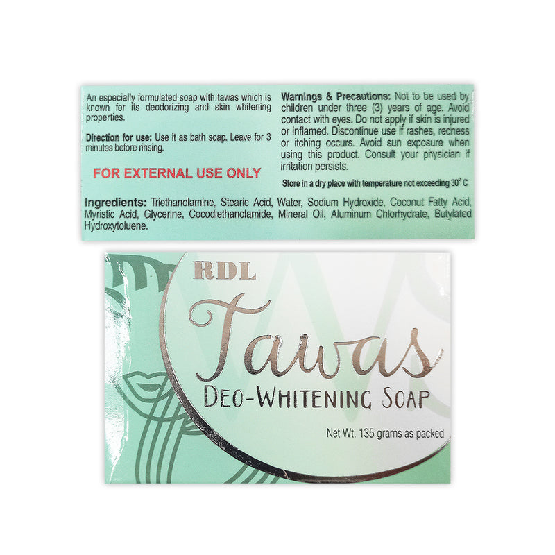 RDL Tawas Deo-Whitening Soap 135g