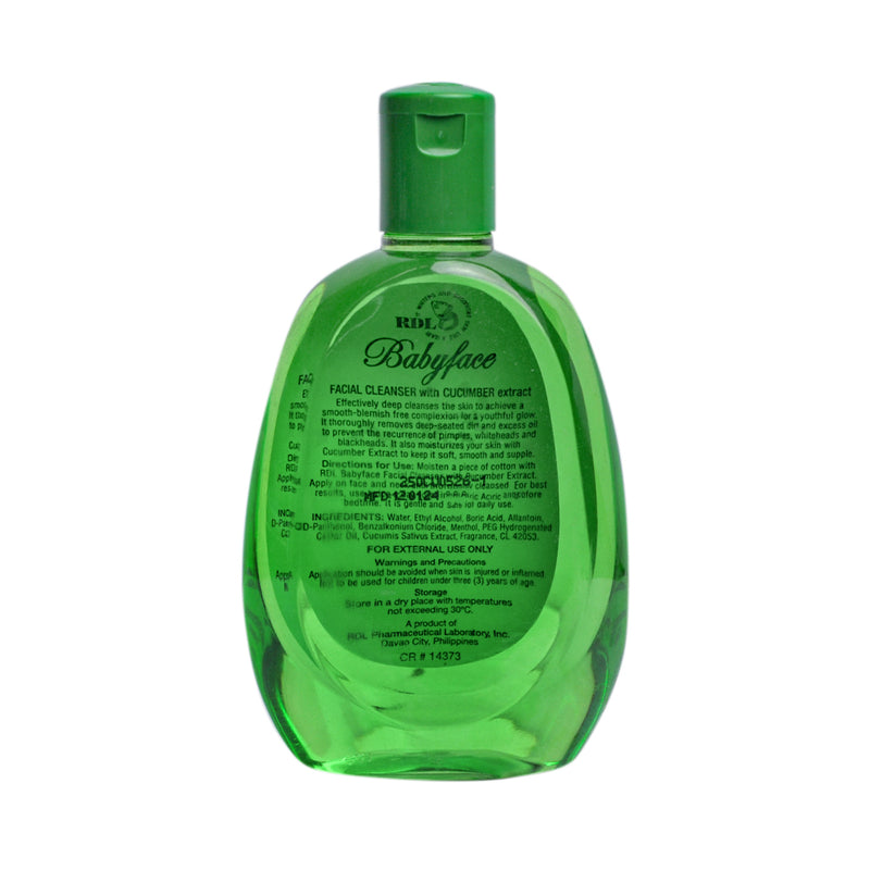 RDL Babyface Facial Cleanser Cucumber 250ml