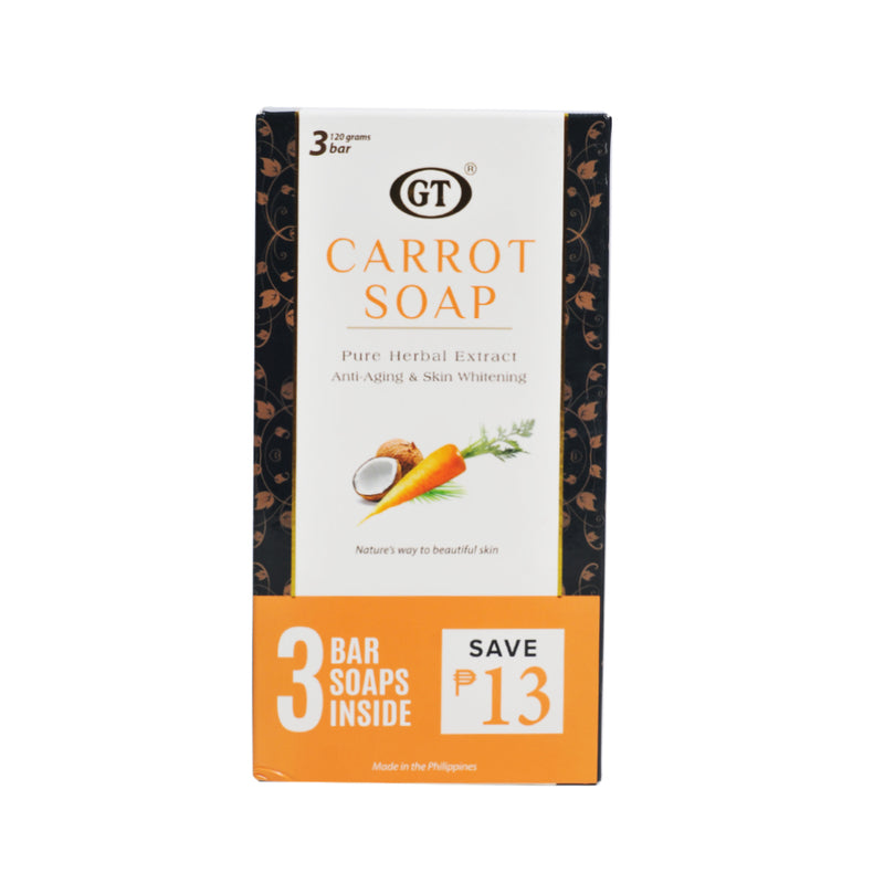 GT Carrot Soap 120g x 3's