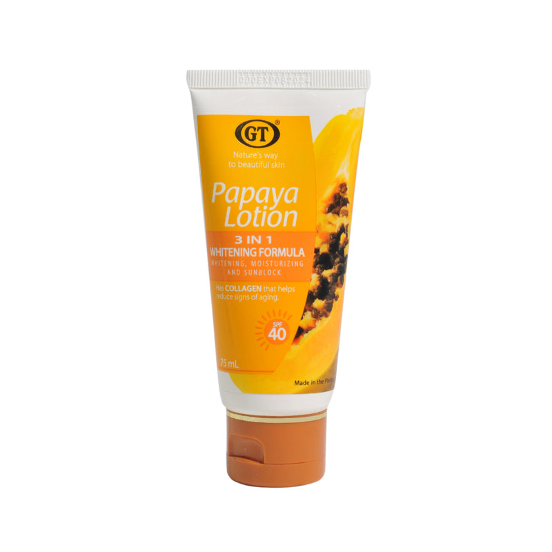 GT Papaya Whitening Lotion SPF40 75ml