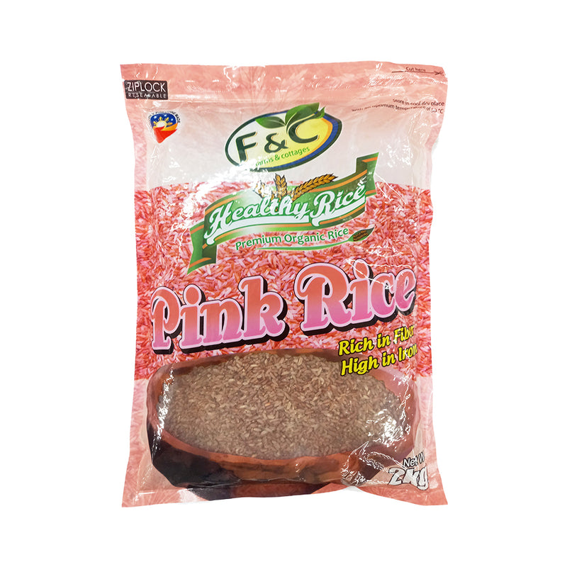 F And C Organic Pink Rice 2kg