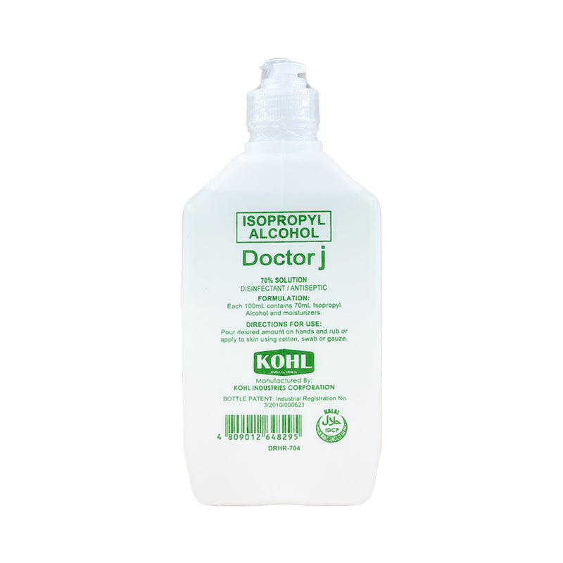 Doctor J Isoprophyl Alcohol 70% Pump 1L