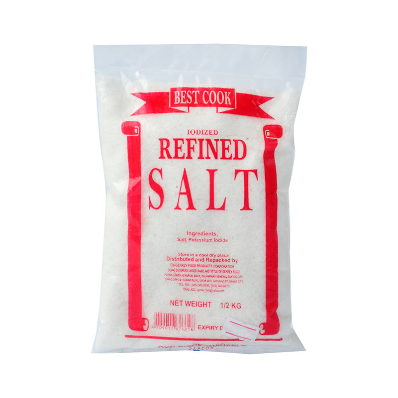 Genrev Iodized Salt Refined 1/2kg
