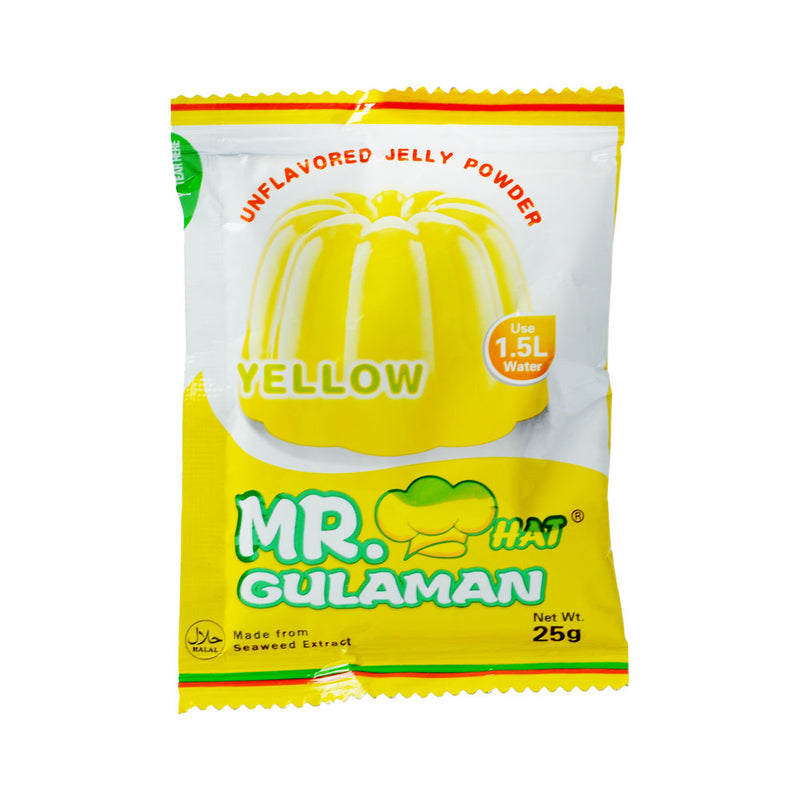 Mr. Hat Gulaman Jelly Powder Mix Yellow 25g
