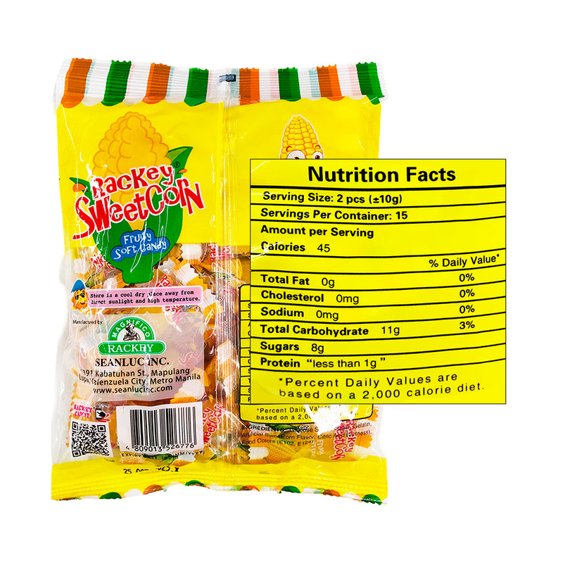 Rackey Fruiti Soft Candy Sweet Corn 30's