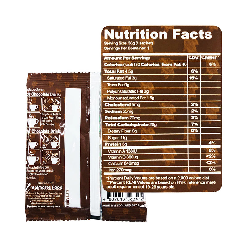 Dutche Hot Cocoa Mix 3in1 30g