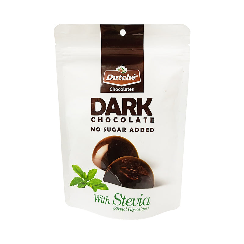 Dutche Sugar Free Dark Chocolate With Stevia 4.5g x 12's