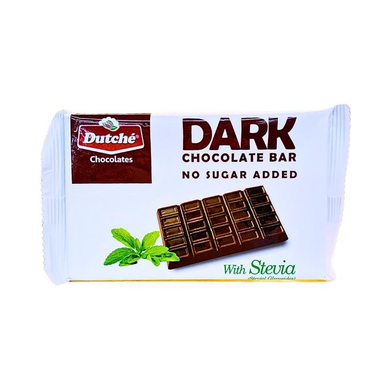 Dutche Dark Chocolate Bar Sugar Free With Stevia 100g