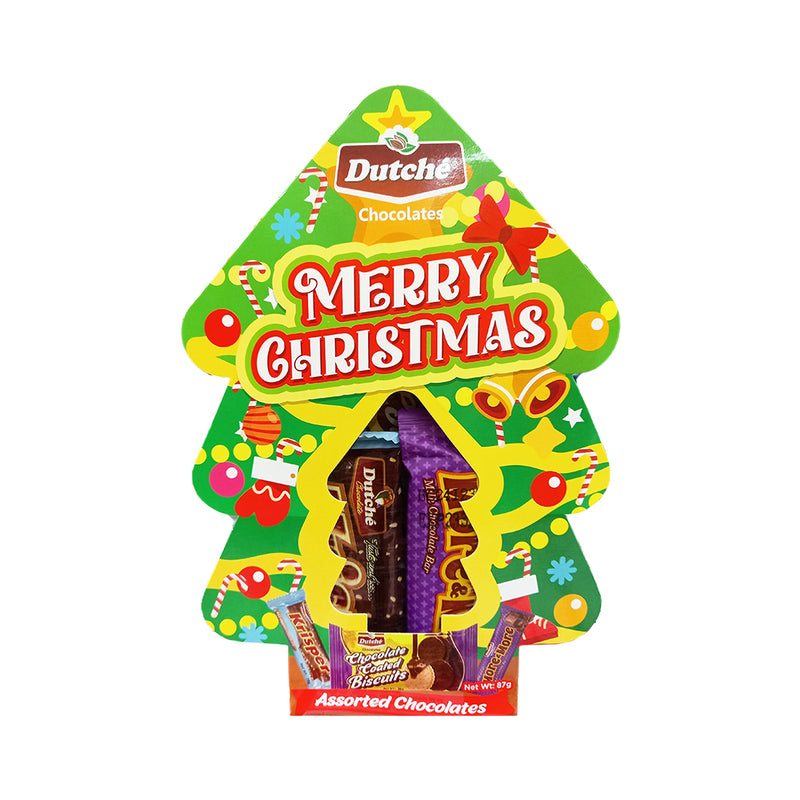 Dutche Assorted Chocolates Christmas Tree Pack 87g