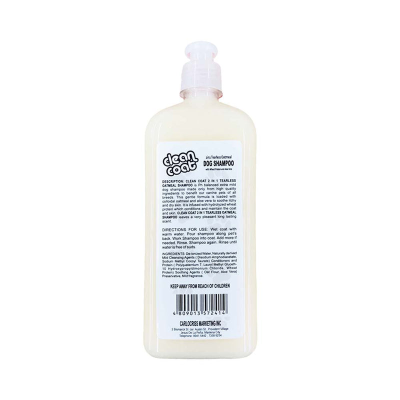 Clean Coat Dog Shampoo 500ml