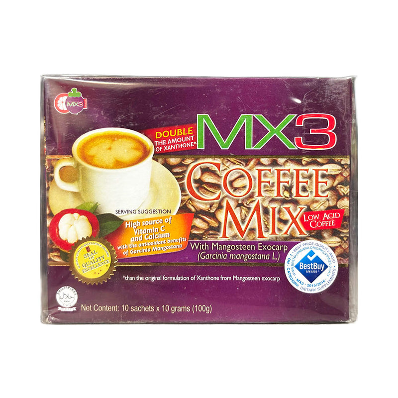 MX3 Coffee Mix with Mangosteen Exocarp 10g By 10's