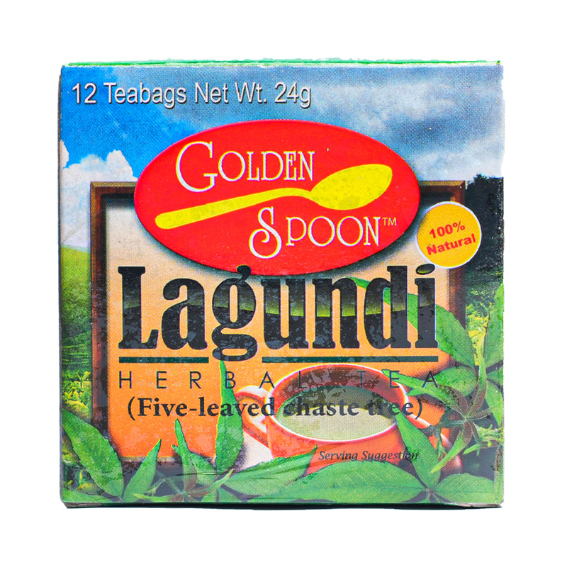 Golden Spoon Herbal Tea Drink Lagundi 2g x 12 Tea Bags