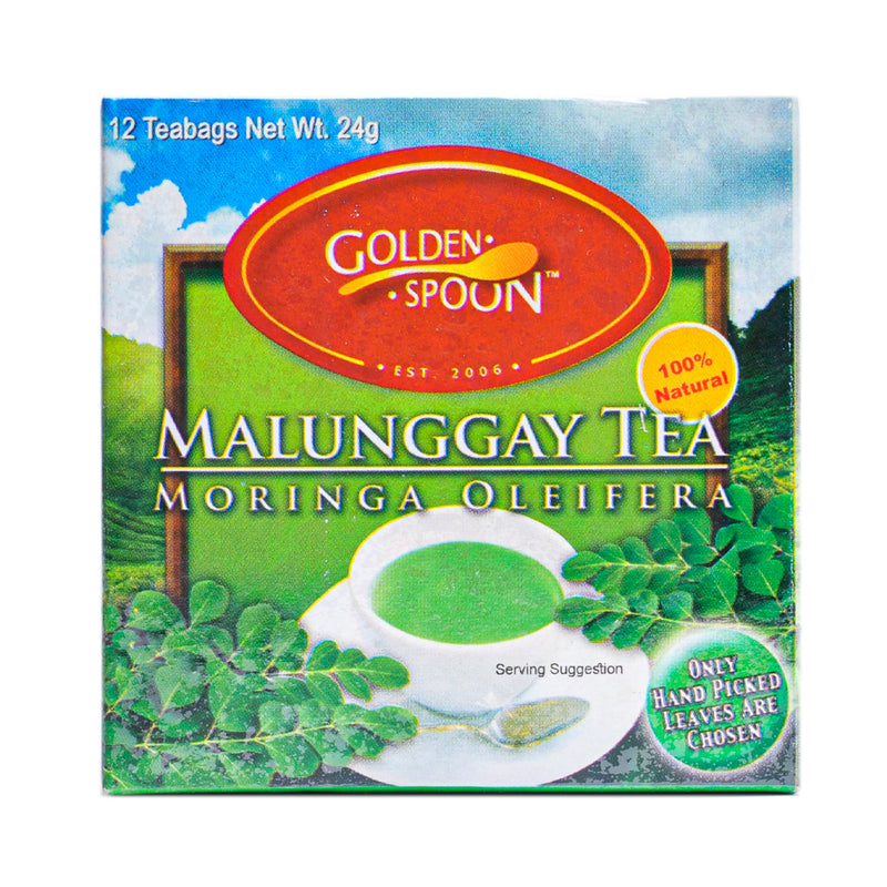 Golden Spoon Herbal Tea Drink Malunggay 2g x 12 Tea Bags
