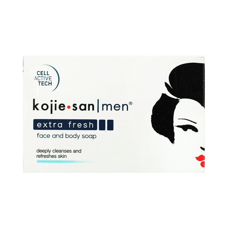 Kojie San Men Extra Fresh Face And Body Soap 135g