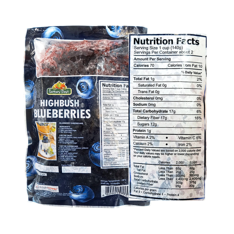 Farmer's Best Blueberries 500g