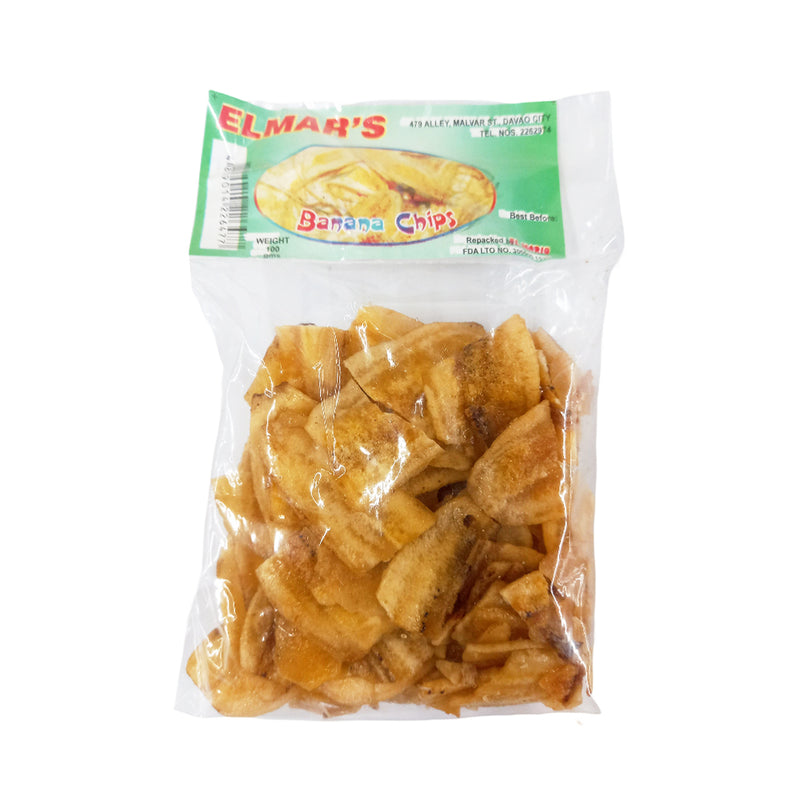 Elmar's Banana Chips 100g