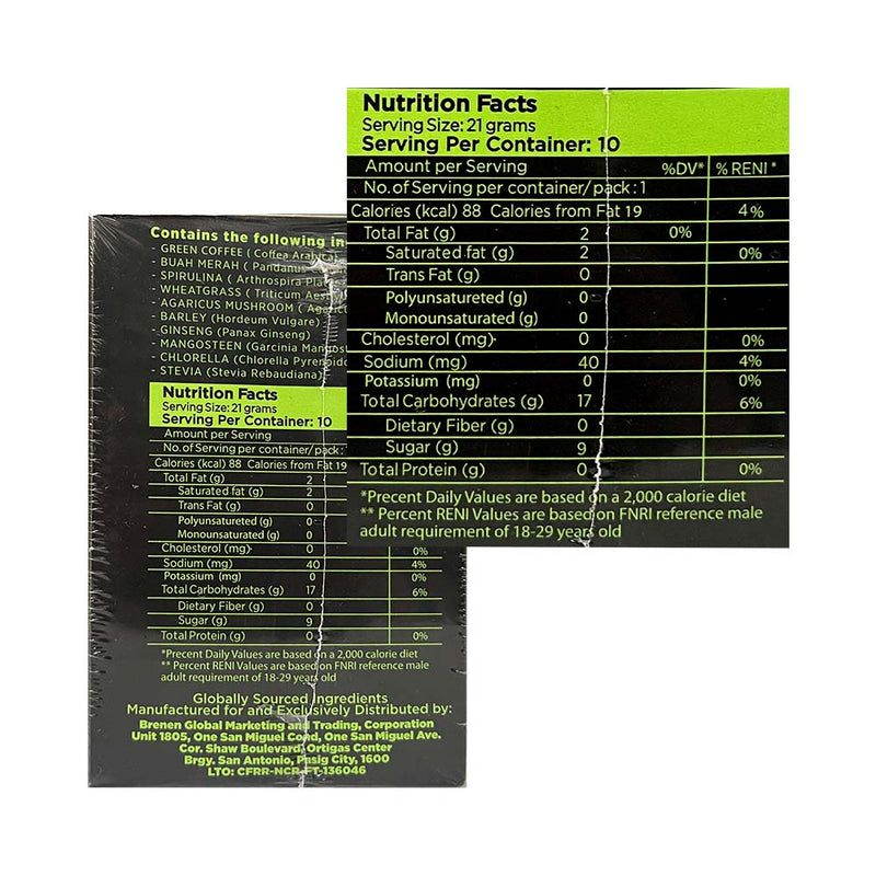 Pure Nature Green Coffee Mix 12 in 1 210g