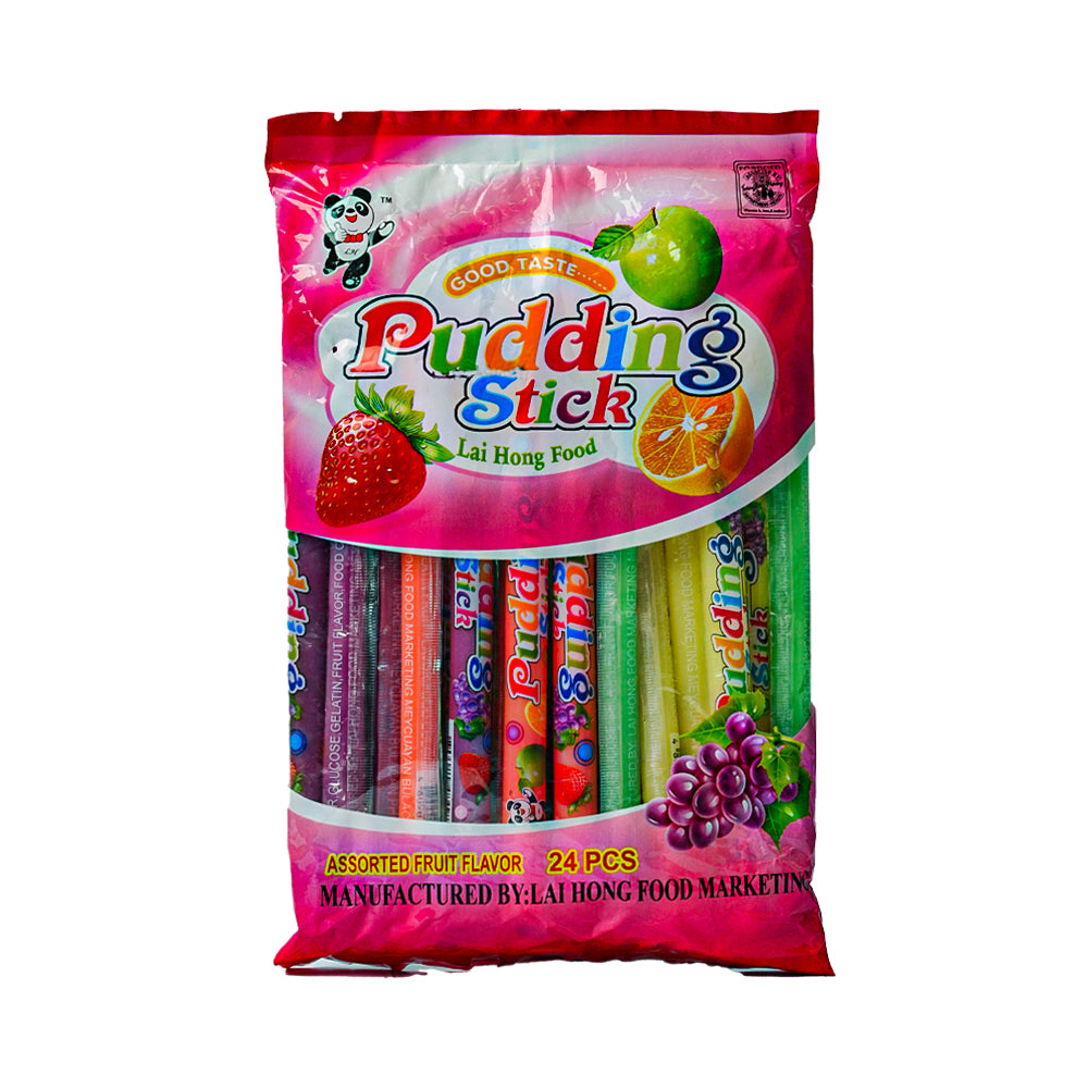 Poding Stick Panda Pudding Stick Assorted Fruit 24's