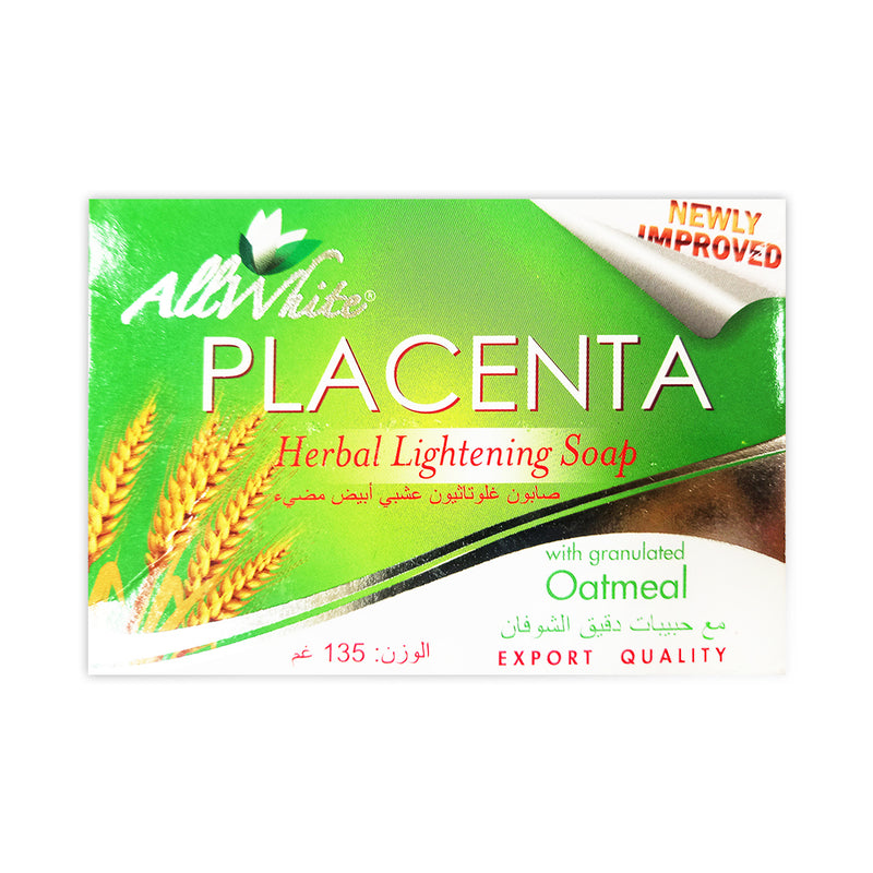 All White Placenta Herbal Lightening Soap Oatmeal 135g