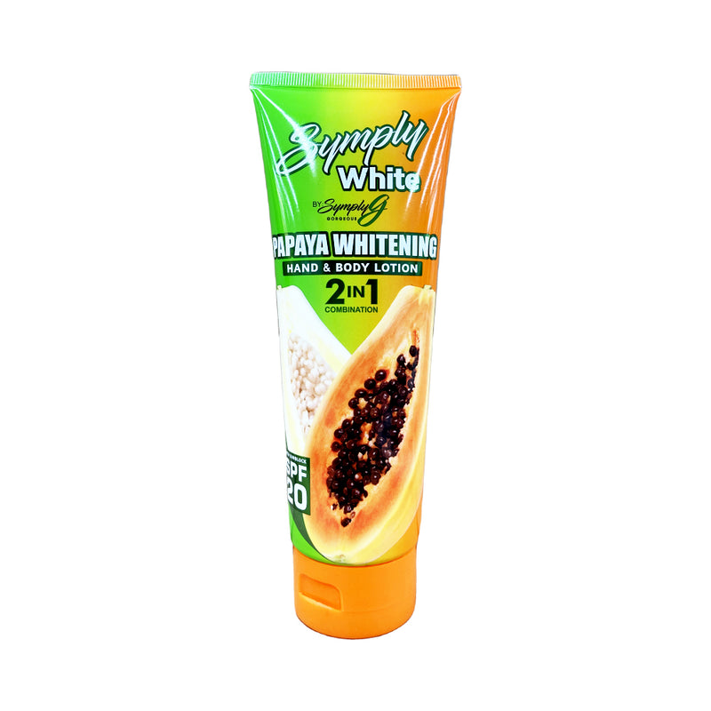 Symply G Papaya Whitening Lotion SPF20 200ml