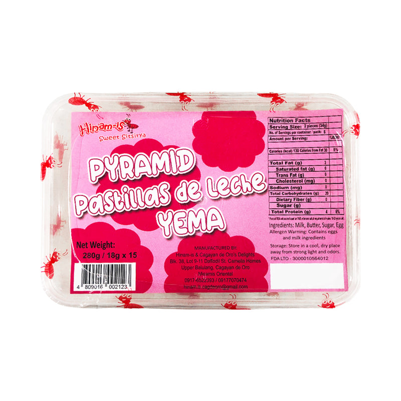 Hinam-is Pyramid Yema Pastillas de Leche 15's