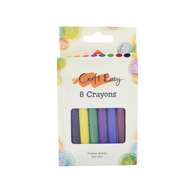 Hallmark Craft Easy Crayons 8's