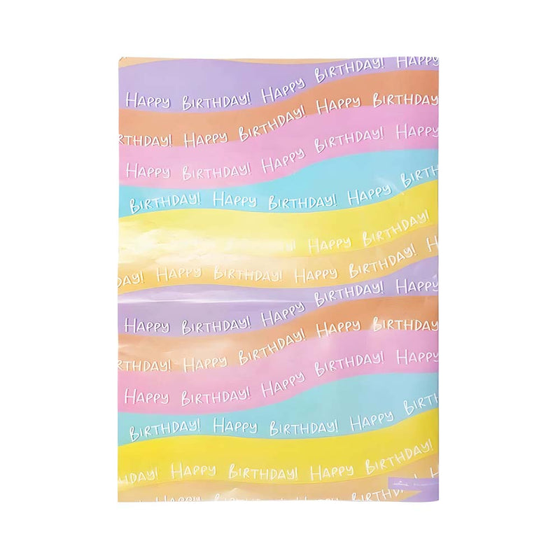 Hallmark Birthday Lettering Gift Wrap