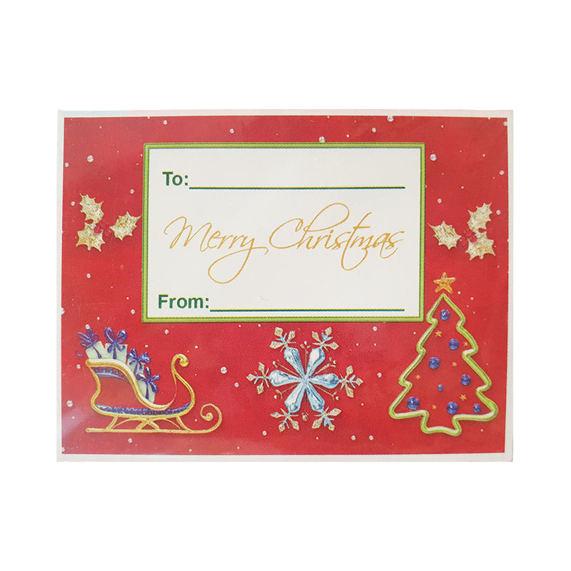 Fine Arts Christmas Gift Tag Holiday Pack