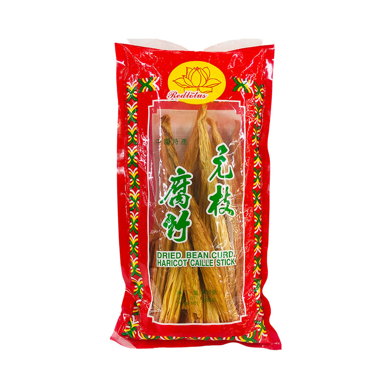 Red Lotus Dried Bean Curd Haricot Caille Stick 200g