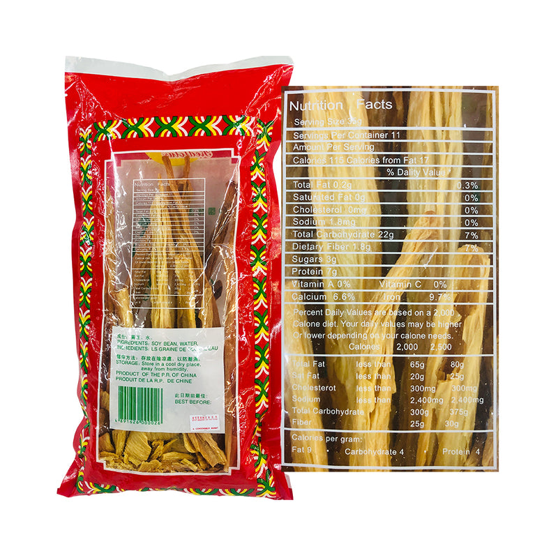 Red Lotus Dried Bean Curd Haricot Caille Stick 200g