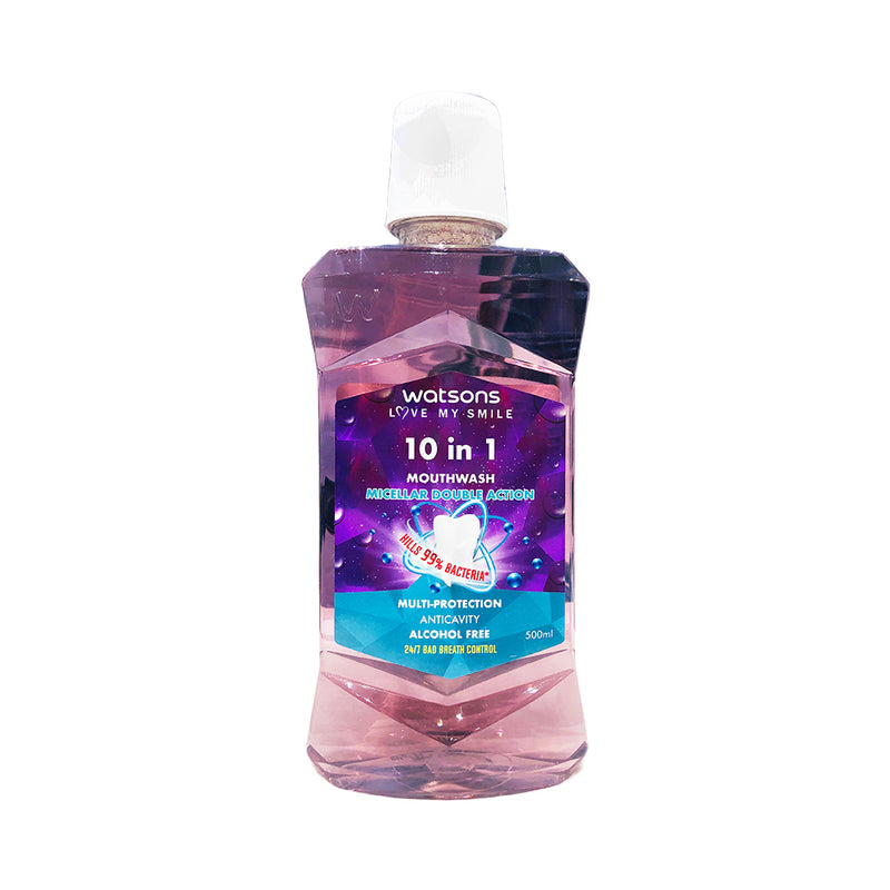 Watsons Love My Smile 10in1 Mouthwash 500ml