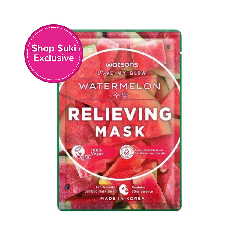 Watsons Relieving And Moisturising Watermelon Facial Mask 30ml