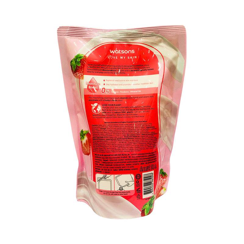 Watsons Cream Hand Wash 500ml x 2's