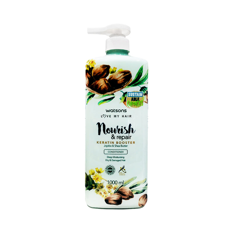 Watsons Love My Hair Nourish & Repair Keratin Booster Conditioner 1000ml