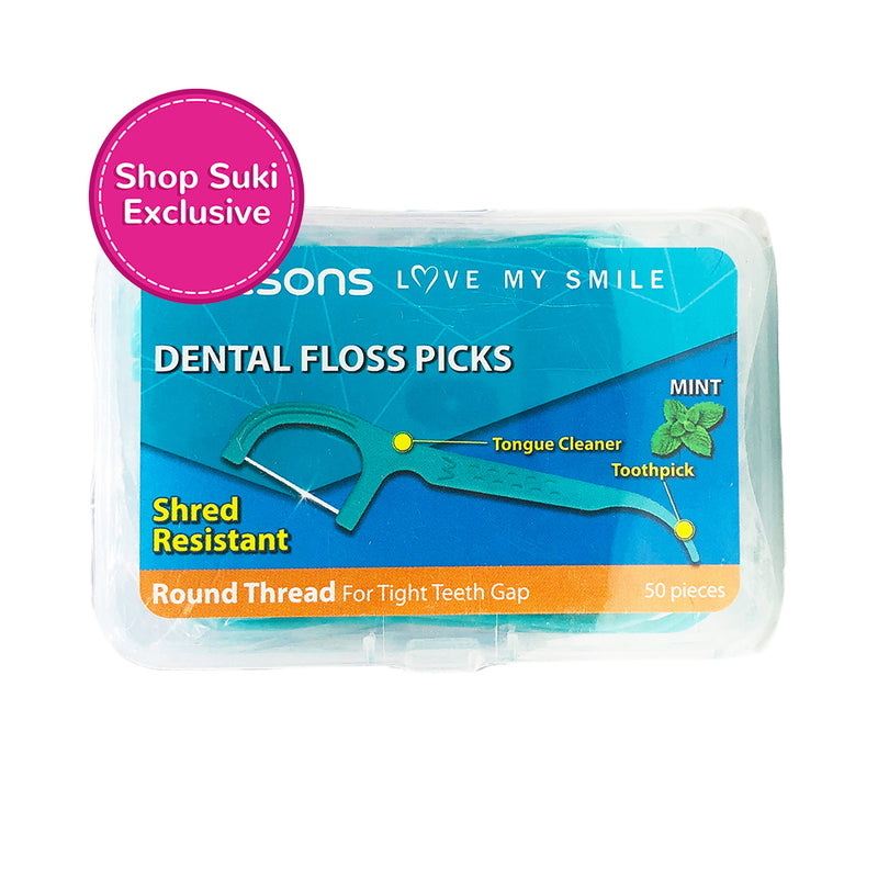Watsons Love My Smile Dental Floss Picks Mint 50's