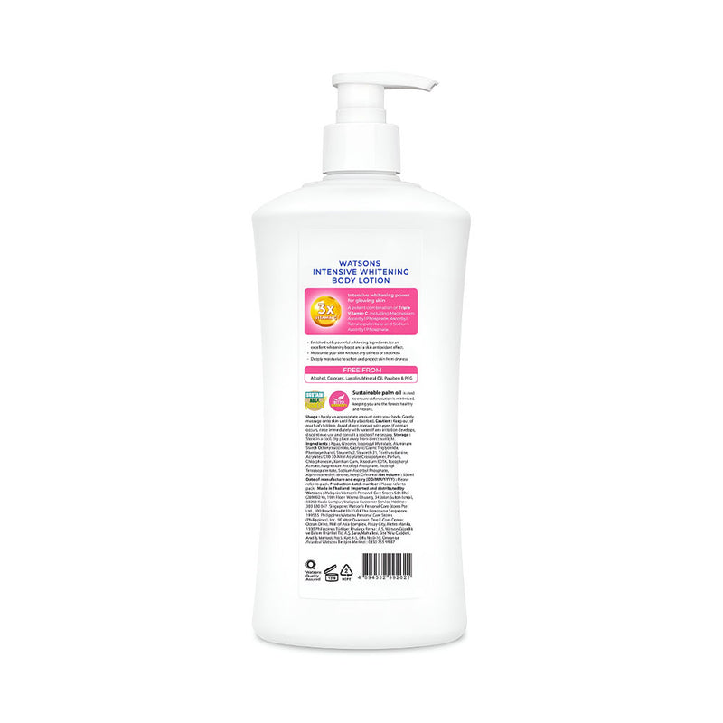 Watsons Love My Skin Intensive Whitening Body Lotion 500ml