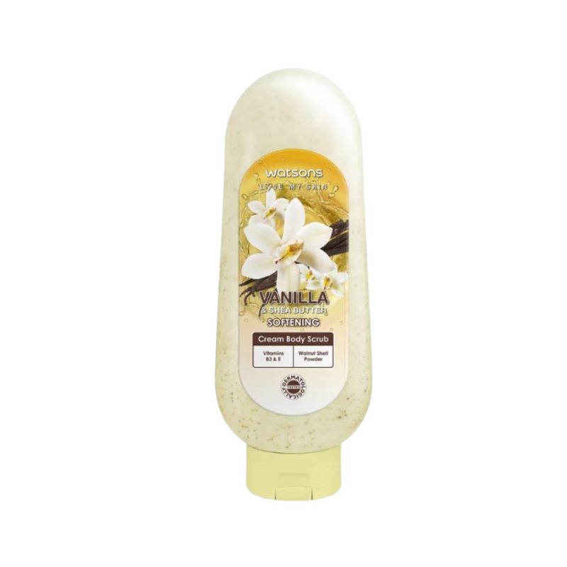 Watsons Love My Skin Vanilla And Shea Butter Softening Cream Body Scrub 535ml