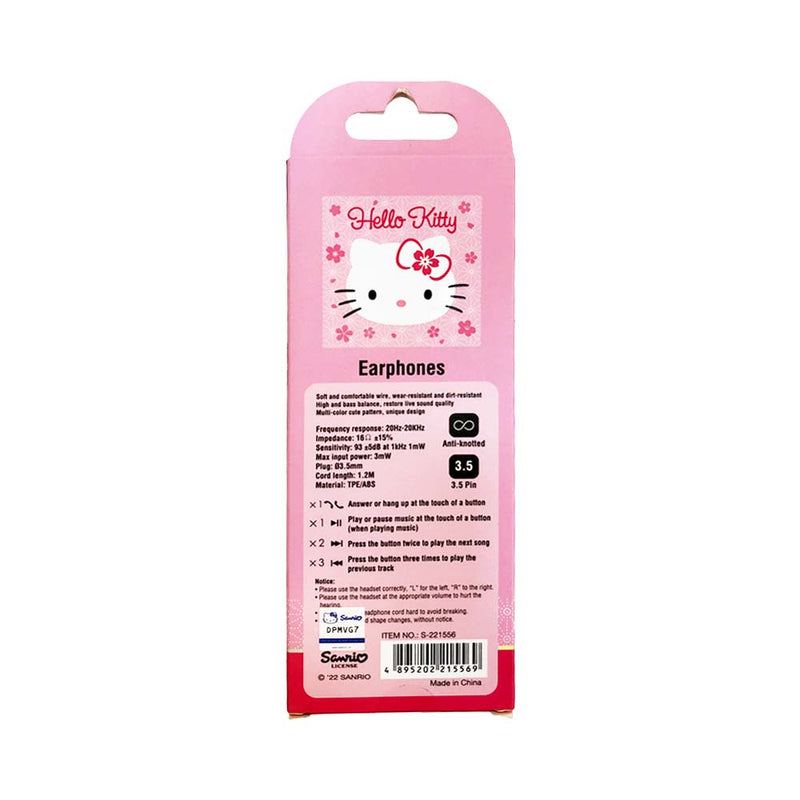 Sanrio Hello Kitty In Ear Earphones