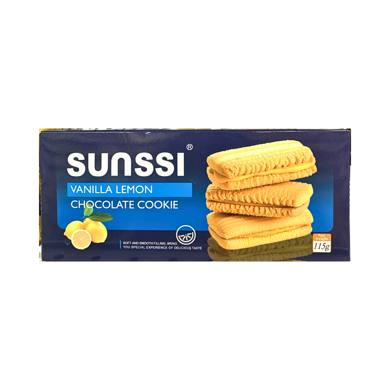 Sunssi Chocolate Cookie Vanilla Lemon 115g