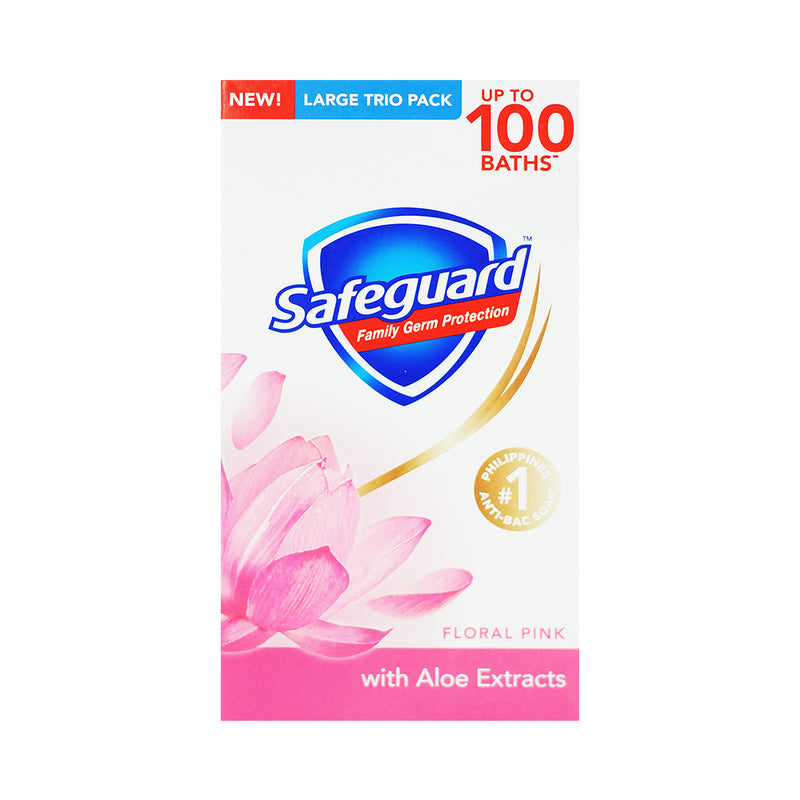 Safeguard Soap Floral Pink 3pid Pack 125g x 3's