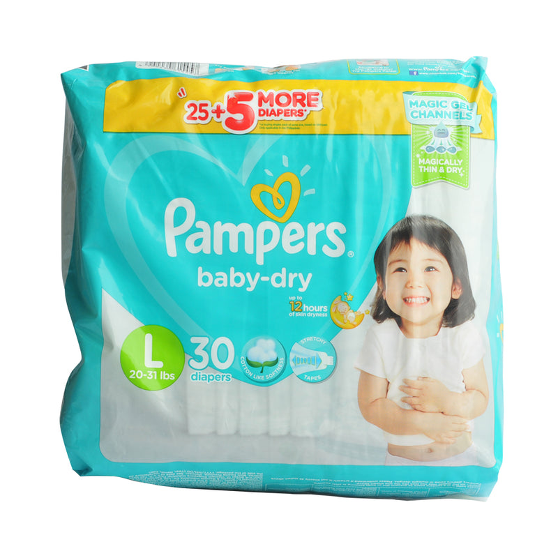 Pampers Diaper Baby-Dry Large 30's