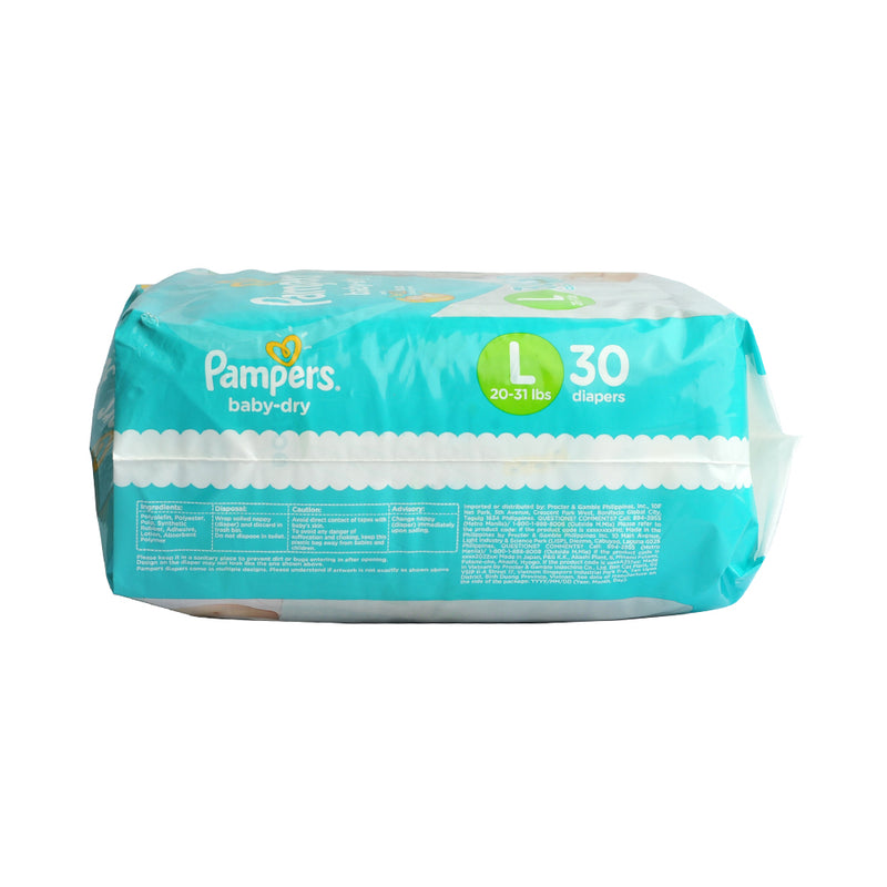 Pampers Diaper Baby-Dry Large 30's