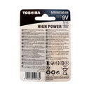 Toshiba High Power 9V Alkaline Battery