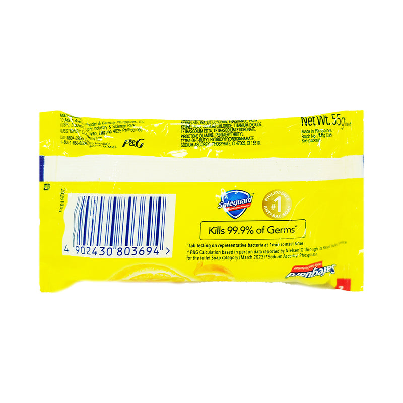 Safeguard Bar Soap Lemon Fresh 82g