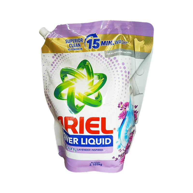 Ariel Power Liquid Detergent With Downy Lavender 2.105kg