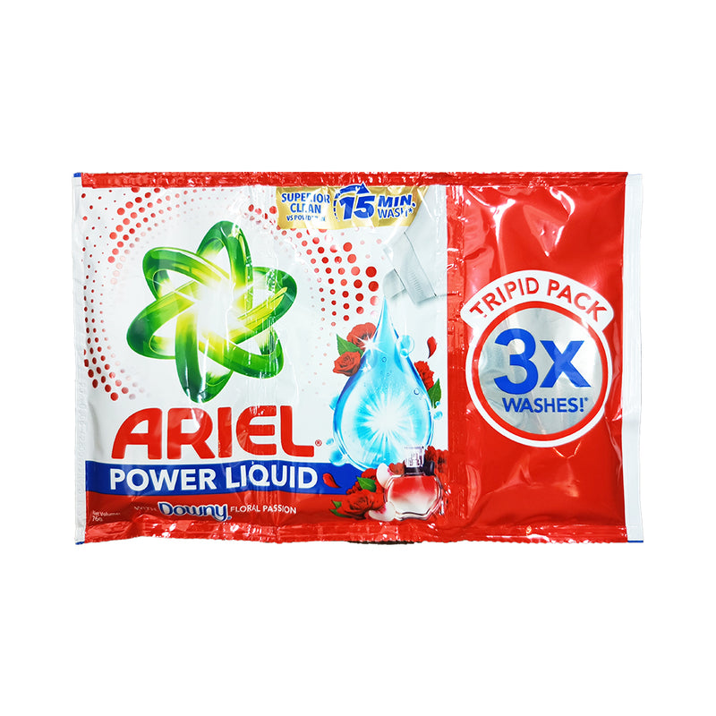 Ariel Power Gel With Downy Floral Passion 76g