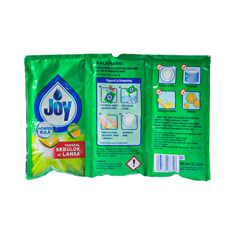 Joy Dishwashing Liquid Kalamansi 100.5ml