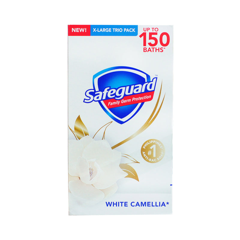 Safeguard Bar Soap White Camellia XLarge Trio Pack 160g x 3's